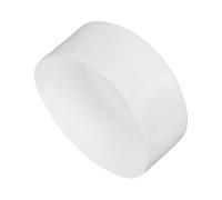 sourcing map 130mm(5 1/8") ID x 80mm (3 1/8") H Rubber End Caps, Pipe & Fence Post Protectors Flexible Vinyl End Caps for Industrial Pipes, Metal Tubing, Outdoor Fencing, White