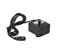 sourcing map 132 GPH (500L/H, 5W, 12-24V) Submersible Water Pump DC Plug for Pond, Fish Tank Fountain Water Pump Hydroponics with 4.9ft (1.5M) Power Cord