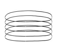 sourcing map 1350mm GT-2 Timing Belt, 5pcs 6mm Width 2mm Pitch 3D Printing GT-2 Timing Belt Closed Loop Rubber, Black