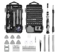 sourcing map 136 in 1 Magnetic Precision Screwdriver Set Electronics Repair Tools Kit with 96 Bits Flexible Shaft and Extension Rod for Cellphone Game Console Laptop PC Computer Camera, Grey