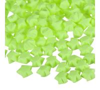 sourcing map 136pcs Pre-Made Origami Lucky Stars Paper Wishing Star Lawn Green for Best Wish Christmas Party Wedding Valentine's Day Girl Friends Gift