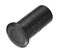 sourcing map 13mm/0.51" Door Latch Dust Protector, 304 Stainless Steel Dust-Proof Security Sliding Lock Inserts, Barrel Bolt Lock Accessories for Interior and Outdoor Latch, Black