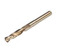 sourcing map 13mm Drill Bit 1/2" Reduced Shank M2 High-Speed Steel | Round Twist Gold Finish 135° Bits for Hard Metal Stainless Steel