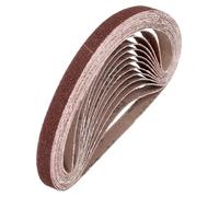 sourcing map 13mm x 457mm Sanding Belts, 40 Pcs 60 Grits Aluminum Oxide Abrasive Belt Sander File Belt for Woodworking, Metal Polishing, Knife Sharpener