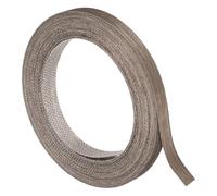 sourcing map 13mm x 8m (WxL) Wood Veneer Edge Banding, Pre-Glued Flexible Walnut Edging Strips, Iron on with Hot Melt Adhesive Wood Tape for Cabinet Repair and Furniture Restoration