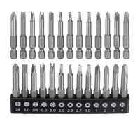 sourcing map 13pcs Magnetic Special Shaped Screwdriver Insert Bits Set Phillips/Slotted/U-Type/Y-Type/Triangle/Inner Cross/3-Points 1/4" Hex Shank 2" Length Power Drill Bits with Bit Holder
