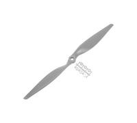 sourcing map 13x6.5 Inch Propeller RC Propellers 2-Vane Blades Props Gray with Adapter Rings for RC Airplane Aircraft Prop Replacement
