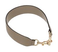 sourcing map 14.17 Inch PU Leather Short Bag Strap with Clasp, Purse Handles Handbags Replacement Straps for Clutch Bag Crossbody Underarm Bags, Dark Khaki, Gold Buckle