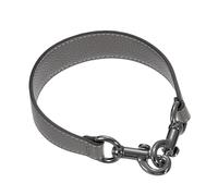 sourcing map 14.17 Inch PU Leather Short Bag Strap with Clasp, Purse Handles Handbags Replacement Straps for Clutch Bag Underarm Bags, Grey, Grey Buckle