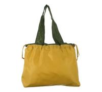 sourcing map 14.3 x 13.4 Inch Washable Shopping Bags with Handles, Lightweight Reusable Foldable Grocery Bags for Women & Men,Heavy Tote for Shopping Storage Groceries Travel, Yellow