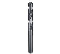 sourcing map 14.5mm Drill Bit 1/2" Reduced Shank Round 4341 High Speed Steel Nitriding Black 118° Standard Point for Plastic Wood Copper Aluminum Iron Medium Soft Metal