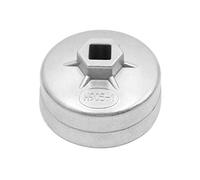 sourcing map 14 Flutes 74mm Inner Dia Metal Oil Filter Wrench Cap Tool Remover for Car Truck
