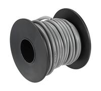 sourcing map 14 Gauge Wire Silicone Wire 14AWG Electrical Wire Stranded Wire Tinned Copper Wire High Temperature Hookup Wire Grey 7.5m/25ft for Car Model Manipulator Electric Appliances