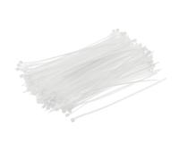 sourcing map 14 Inch White Zip Ties, 250 Pcs Cable Ties Nylon Strip Zip Wire Cable Heavy Duty Tie Fastener Off for Outdoor Use Garden