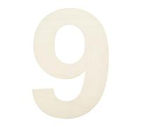 sourcing map 14 Inch Wooden Number, Blank Unfinished Wooden Number Sign for Crafts, DIY Projects, Birthday, Party, Wedding Decorations, Wall Decor(Number 9)