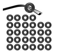 sourcing map 14 Pairs Glasses Ear Grip 0.44" Silicone Ring Type Anti-Slip Ear Hook Eyewear Retainer Eyeglass Temple Tips Sleeve Retainer for Glasses Sunglasses Sports Eyeglasses, Black