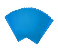 sourcing map 14 Pcs Colored Plastic Sheets, A4 Transparent Amber Film Color Correction Gel Light Filter Waterproof 11.7 x 8.3" Sheet for DIY Crafts, LED Lighting, Photo (Dark Blue)