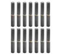 sourcing map 14 Pcs Weld on Barrel Hinges, 4-6/8" x 10/16" (LxD) Carbon Steel Weldable Detachable Barrel Hinges for Metal Gate Swing Door Trailer Ramp,0.35" Pin OD