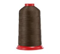sourcing map 1400 Yards Bonded Nylon Sewing Thread Size 420D/3 Sewing-Heavy Duty Nylon Upholstery Thread Outdoor Thread for Leather Jeans and Weaving Craft Machine DIY Beige