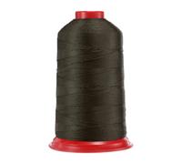 sourcing map 1400 Yards Bonded Nylon Sewing Thread Size 420D/3 Sewing-Heavy Duty Nylon Upholstery Thread Outdoor Thread for Leather Jeans and Weaving Craft Machine DIY Dark Gray