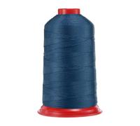 sourcing map 1400 Yards Bonded Nylon Sewing Thread Size 420D/3 Sewing-Heavy Duty Nylon Upholstery Thread Outdoor Thread for Leather Jeans and Weaving Craft Machine DIY Navy Blue