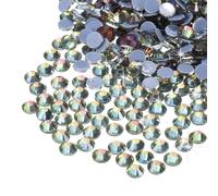 sourcing map 1440 Pcs Hotfix Rhinestones Flatback Crystal Glass Gems for Crafts Clothes DIY Decoration(SS16 4mm, Colorful)