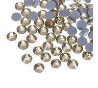 sourcing map 1440 Pcs Hotfix Rhinestones Flatback Crystal Glass Gems for Crafts Clothes DIY Decoration(SS4 1.6mm, Crystal Yellow)