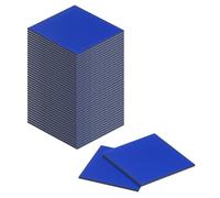 sourcing map 144Pcs 0.8 x 0.8 Inch Mosaic Mirror Tiles, Small Blue Self-Adhesive Glass Mirror Stickers, Square Mosaic Tiles for DIY Craft Decoration