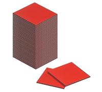 sourcing map 144Pcs 0.8 x 0.8 Inch Mosaic Mirror Tiles, Small Red Self-Adhesive Glass Mirror Stickers, Square Mosaic Tiles for DIY Craft Decoration