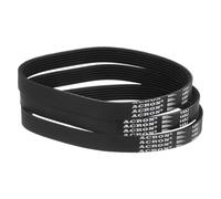 sourcing map 145J6 Rubber Poly V Belts, 6 Ribs PJ V-Ribbed Belt 368mm Length x 14mm Width x 3.5mm Thick, Industrial Transmission Drive Belt, 3pcs