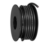 sourcing map 14AWG Flexible Silicone Wire 6m/20ft, 14 Gauge Tinned Copper Electrical Stranded Wire 200 Celsius/392 Fahrenheit High Temperature Hookup Spool for DIY Model Wiring, Black