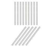 sourcing map 14Pcs Dowel Pin 5mm x 80mm Shelf Support Pin 304 Stainless Steel Shelf Pegs for Shelves Cabinets Furniture Nickel Plated, Silver Tone