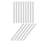 sourcing map 14Pcs Dowel Pin 5mm x 85mm Shelf Support Pin 304 Stainless Steel Shelf Pegs for Shelves Cabinets Furniture Nickel Plated, Silver Tone