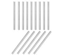 sourcing map 14Pcs Dowel Pin 6mm x 100mm Shelf Support Pin 304 Stainless Steel Shelf Pegs for Shelves Cabinets Furniture Nickel Plated, Silver Tone