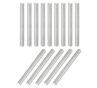 sourcing map 14Pcs Dowel Pin 6mm x 65mm Shelf Support Pin 304 Stainless Steel Shelf Pegs for Shelves Cabinets Furniture Nickel Plated, Silver Tone
