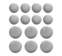 sourcing map 14pcs Metal Round Buttons 18mm/23mm Brass Sewing Craft Replacement Buttons for Blazer Suits Clothing Decoration DIY Accessories, Gun
