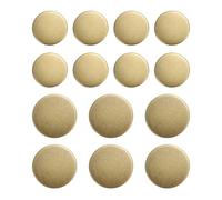 sourcing map 14pcs Metal Round Buttons 20mm/25mm Brass Sewing Craft Replacement Buttons for Blazer Suits Clothing Decoration DIY Accessories, Bronze
