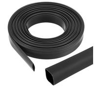 sourcing map 15.4mm Heat Shrink Tubing Waterproof, 3:1 Dual Wall Marine Adhesive Lined Industrial Heat Shrink Tube Wiring Wrap 33ft 5/8 Inch, Black-10m