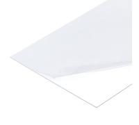 sourcing map 15 Pack Clear Plastic Sheet Transparency Panel 4x4x0.03'' Plastic Card Flexible Plastic Blanks PET Sheets for Picture Frame Replacement, Crafts