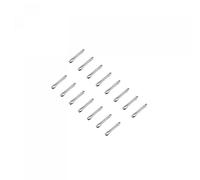 sourcing map 15 Pcs 11mm Watch Link Cotter Pin Assortment, Stainless Steel 0.9mm Dia. Watch Strap Bars Split Pin for Watchband Repair, Silver Tone
