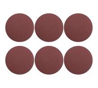 sourcing map 15 Pcs 200mm 8 Inch Sanding Discs, 150 Grit Hook and Loop Sandpaper, No-Hole Aluminum Oxide Orbital Sander Sandpaper for Woodworking Automotive Metal Polishing, Red
