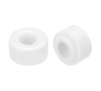 sourcing map 15 Pcs Ceramic Insulator Bead, 4.2mm x 10mm x 7mm Electronic Wire Bundle Insulation Heat Protection Round Shaped Ceramic Tube for Cable Bundle, Wire Protection