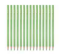 sourcing map 15 PCS Colored Pencils Set, Wooden Oil Based Colored Drawing Pencils for Artists Art Supplies for Teens Adults, Pale Green