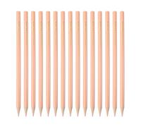 sourcing map 15 PCS Colored Pencils Set, Wooden Oil Based Colored Drawing Pencils for Artists Art Supplies for Teens Adults, Beige