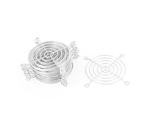 sourcing map 15 PCS Computer Fan Guard Metal Wire 80mm Fan Grill Protector (Silver)