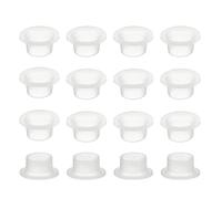 sourcing map 15 Pcs Faucet Leak-Proof Sealing Gasket, Silicone Faucet Sealing Gasket, Universal Leak-Proof Silicone Plug for Pipe Plugs, Prevent Leaks in Pipe Systems, White