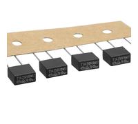 sourcing map 15 Pcs Miniature Square Slow Blow Micro Fuses T1A 250V for Protecting Household Appliances and Electronic Instruments, Black