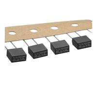 sourcing map 15 Pcs Miniature Square Slow Blow Micro Fuses T6.3A 250V for Protecting Household Appliances and Electronic Instruments, Black