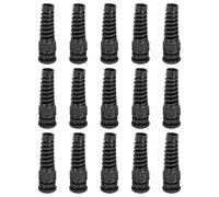 sourcing map 15 Pcs PG13.5 Cable Glands Adjustable 6-12mm PA66 Nylon IP68 Waterproof Connectors with Dual Seals Anti-Corrosion for Industrial/Outdoor Electrical Systems