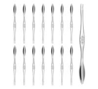 sourcing map 15 Pcs Stainless Steel Crab Forks 6.5 Inch Seafood Forks Crab Legs Cracker Utensils Seafood Picks Tools for Lobster, Crab, Crawfish, Prawns and Shrimp Seafood (Silver)